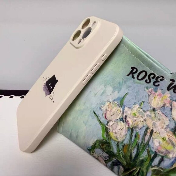 Cute Minimalist Cat Phone Case – Soft & Durable - Picture 2 of 2